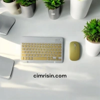 Bluetooth Klavye&Mouse Set Sarı