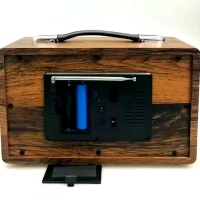 BLUETOOTH NOSTALJİ SPEAKER KOYU KAHVERENGİ R-9022BT