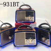 Bluetooth Nostalji Speaker Px-93Bt Kahve