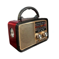 Bluetooth Nostalji Speaker Px-93Bt Kırmızı