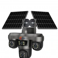 Esvision 3+3+3+3 12MP Dört Kameralı Çift Panelli Sim Kartlı 4G Kamera ES-5604