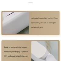 HIGHTEK SEZAR ŞARJLI LED APLİK 30CM HT0762