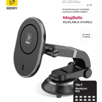 İBERRY MAGDESK VANTUZLU MAGSAFE ARAÇ TUTUCU