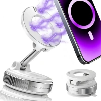 K11 Vakumlu Magsafe Telefon Tutucu Beyaz