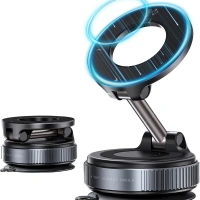 K11 Vakumlu Magsafe Telefon Tutucu Siyah