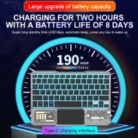 Kablosuz Klavye Pc Tv Telefon Uyumlu Kb-333 Beyaz