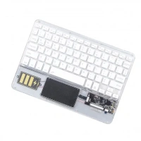 Kablosuz Klavye Pc Tv Telefon Uyumlu Kb-333 Beyaz