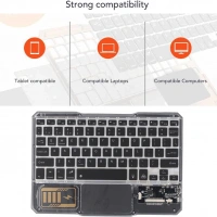 Kablosuz Klavye Pc Tv Telefon Uyumlu Kb-333 Siyah