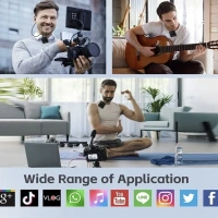 Kablosuz Yaka Mikrofonu Çiftli F15-2