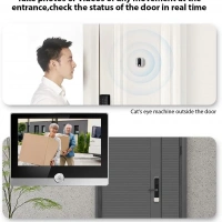 Kayıt Yapabilen Kapı Dürbünü Kamarası KM-19 W1