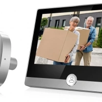 Kayıt Yapabilen Kapı Dürbünü Kamarası KM-19 W1