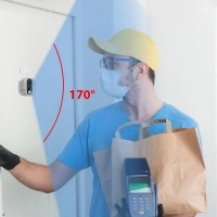 Kayıt Yapabilen Kapı Dürbünü Kamarası KM-19 W1