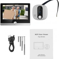 Kayıt Yapabilen Kapı Dürbünü Kamarası KM-19 W1