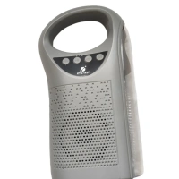 Kts-1437 Güneş Panelli Lamba Ve Radio Ses Bombası Gri