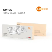 Lecoo Lenovo Cm106 Kablolu Klavye Ve Mouse