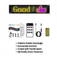 Led Matrix Panel Led-02 20X64 Led 100*330 MM