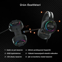 Lenovo Lecooo Ht401 Oyuncu Kulaklığı