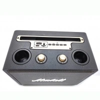 Ma530 Sp-10 Ahşap 2 Mikrofonlu Bluetooth Ses Bombası Siyah