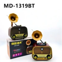 Md-1319 Gramafon Görünümlü Radio Ses Bombası