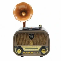 Md-1319 Gramafon Görünümlü Radio Ses Bombası