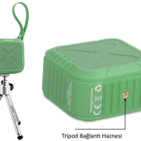 MİKADO HANDY WATERPROOF BLUETOOTH HOPARLÖR YEŞİL