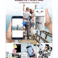 Mini Printer Pr-01 Termal Fotoğraf Yazıcısı Mavi