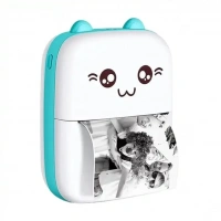 Mini Printer Pr-01 Termal Fotoğraf Yazıcısı Mavi