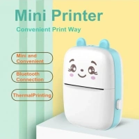 Mini Printer Pr-01 Termal Fotoğraf Yazıcısı Mavi