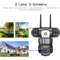 O-Kam 6030 Üç Kameralı Wifi Kamera 12V Adaptörlü