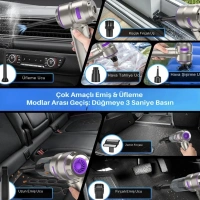 Şarjlı Araç Süpürgesi Ve Üfleme Çantalı Cs59 Plus Max