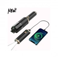 Şarjlı Işıklı Araç Elektrikli Süpürgesi Q9 Siyah