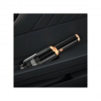 Şarjlı Işıklı Araç Elektrikli Süpürgesi Q9 Siyah