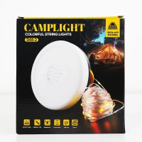 Solar Panelli Rgb 10m Kamp Lambası D88-2