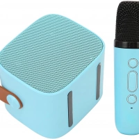 SP-01 MAVİ KARAOKE MİKROFON