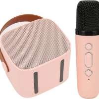 SP-01 PEMBE KARAOKE MİKROFON