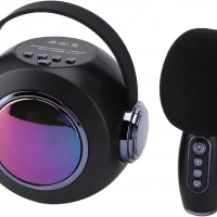 SP-02 SİYAH KARAOKE MİKROFONLU SPEAKER