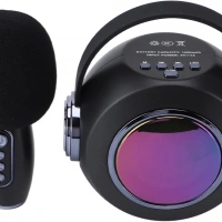 SP-02 SİYAH KARAOKE MİKROFONLU SPEAKER