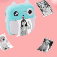 Termal Baskılı Fotoğraf Makinesi Q5 Mavi