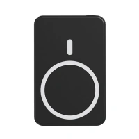 YK DESIGN 5000 MAH KABLOLU-22.5W MAGSAFE-15W POWERBANK YK-915 SİYAH