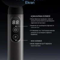 ZC-2025 Fascial Gun Masaj Aleti Gri