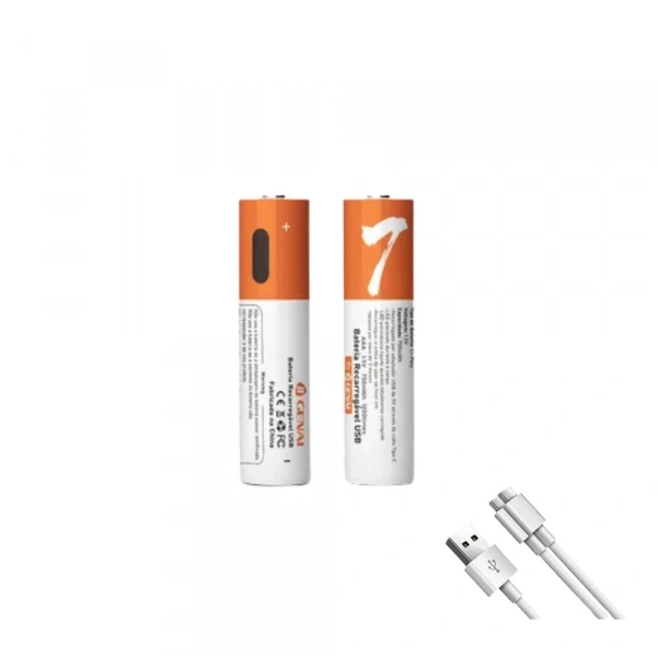 Aggiy K7 Type-C Şarj Edilebilir Küçük Kalem Pil AAA 1.5V 800mWh