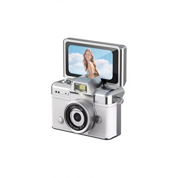 iDragon Lk-027 Mini Fotoğraf Makinesi Beyaz