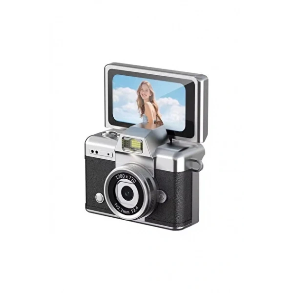 iDragon Lk-027 Mini Fotoğraf Makinesi Siyah