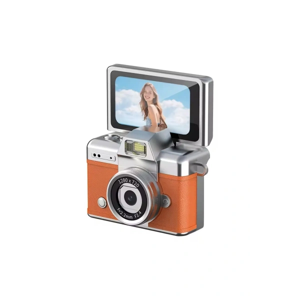 iDragon Lk-027 Mini Fotoğraf Makinesi Turuncu