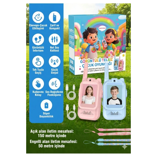 iDragon Lk-028 Görüntülü Çocuk Telsizi