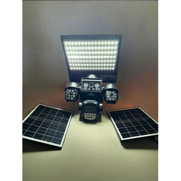 O-Kam 3+3+3+3 12MP Dört Kameralı Çift Panelli Solar Aydınlatmalı 4G Kamera Ok-334