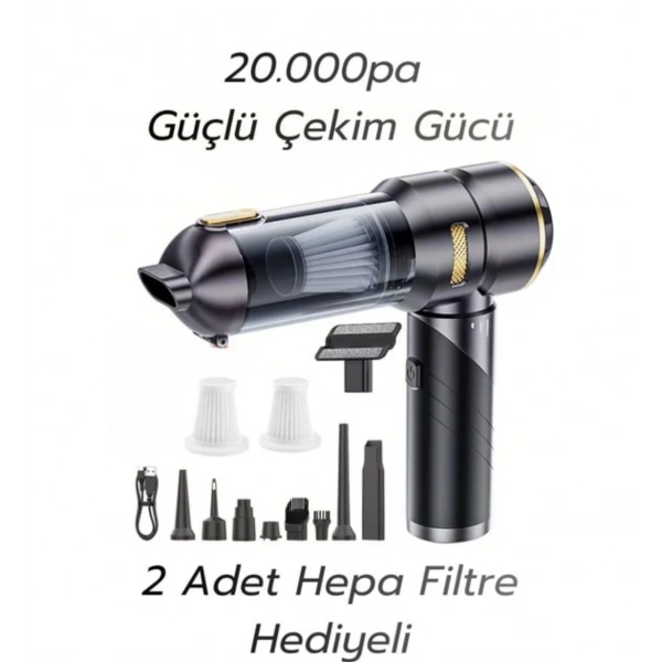 Şarjlı Araç Süpürgesi Ve Üfleme Çantalıb 20.000Pa Cs81 Plus Max