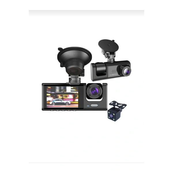 Black Box 3 Kameralı Araç Kamerası YK3518