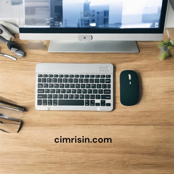 Bluetooth Klavye & Mouse Set Koyu Yeşil 10 inc