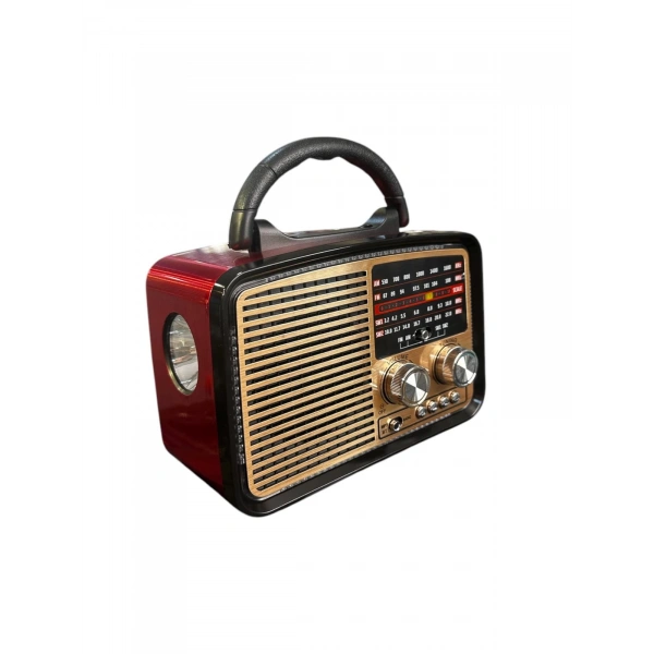 Bluetooth Nostalji Speaker Px-93Bt Kırmızı